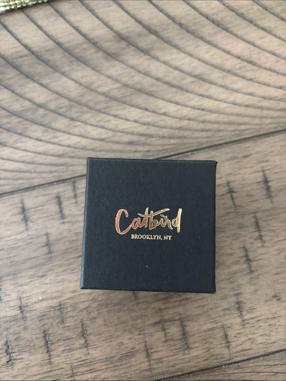 Catbird “S” signet ring